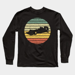 Vintage Racingcar Silhouette Long Sleeve T-Shirt